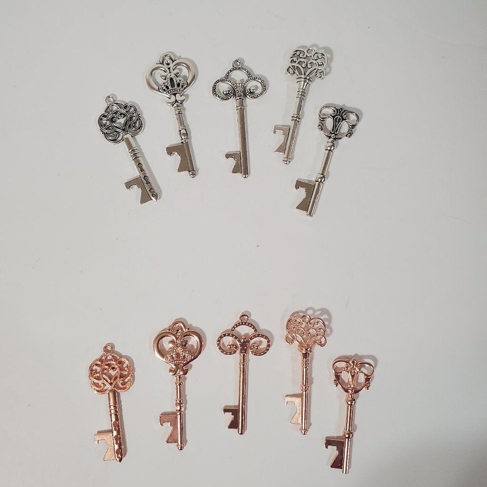 New skeleton key bottle openers 10 total